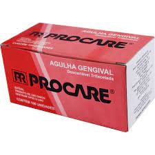 Agulha gengival c/100 unid Procare